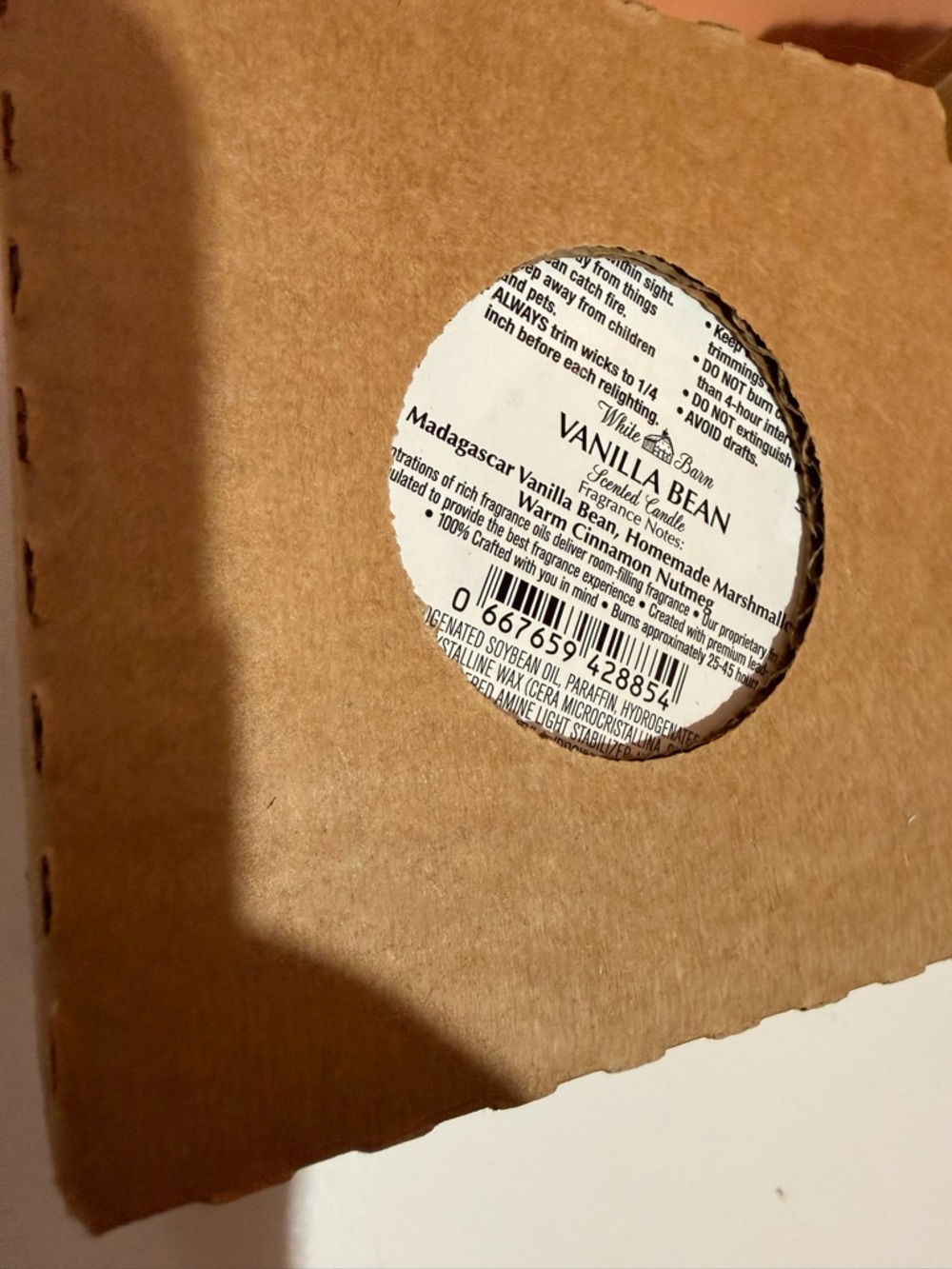 Bath & Body Works 3 Wick Vanilla Bean Candle